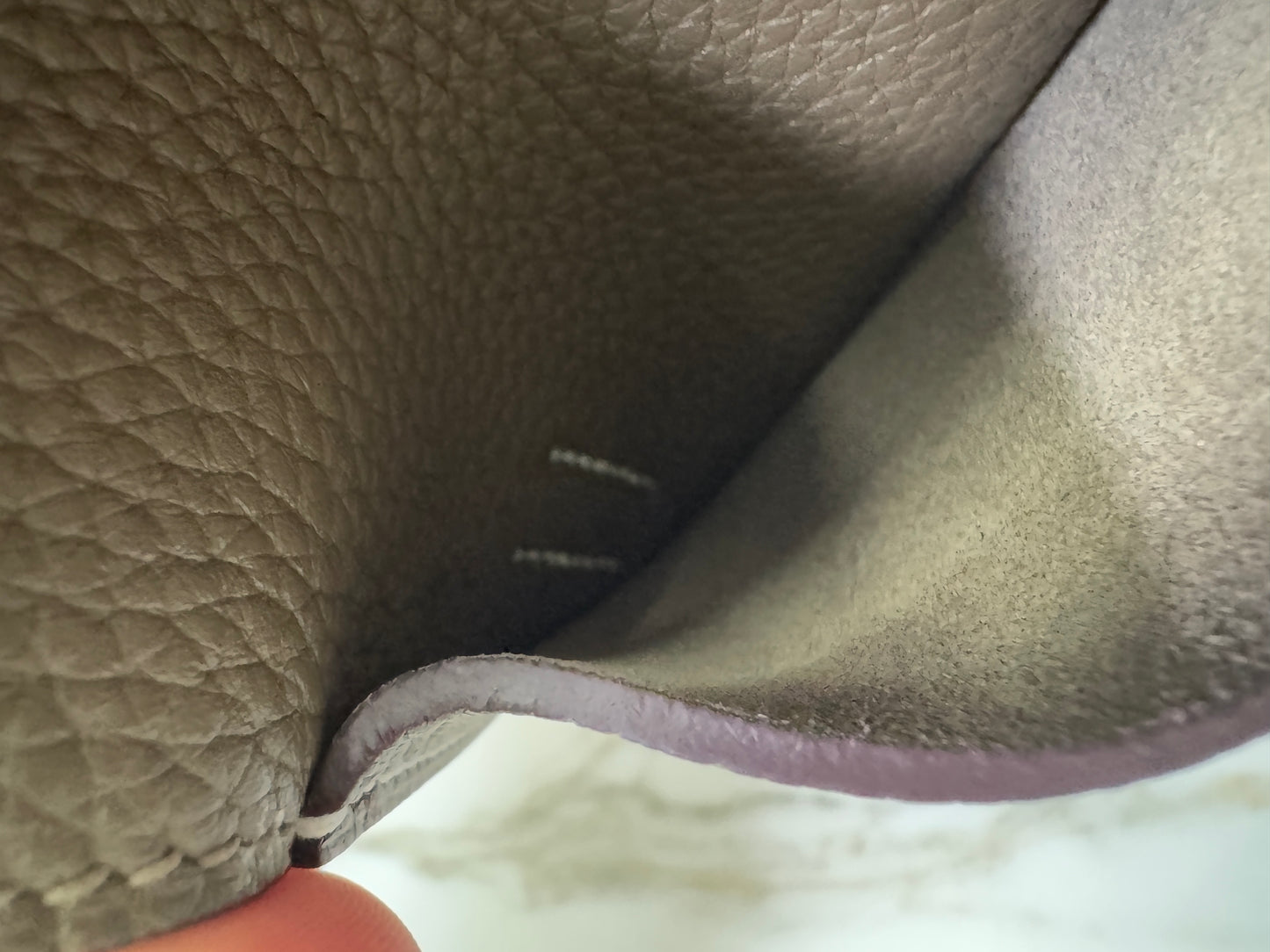 HERMES Halzan 25 大象灰金扣