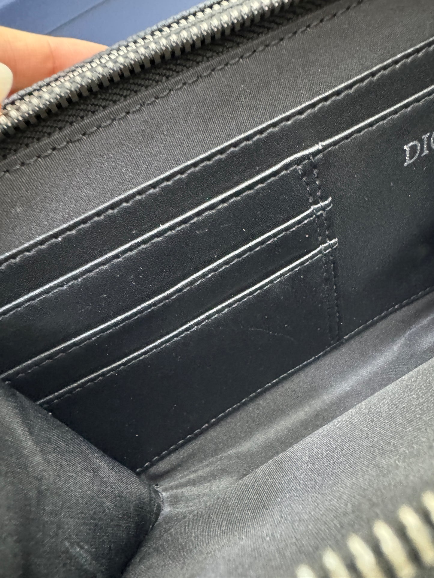 DIOR Zipped Pouch with Strap