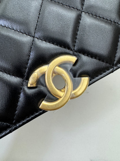 CHANEL 24C雙金珠中號22cm
