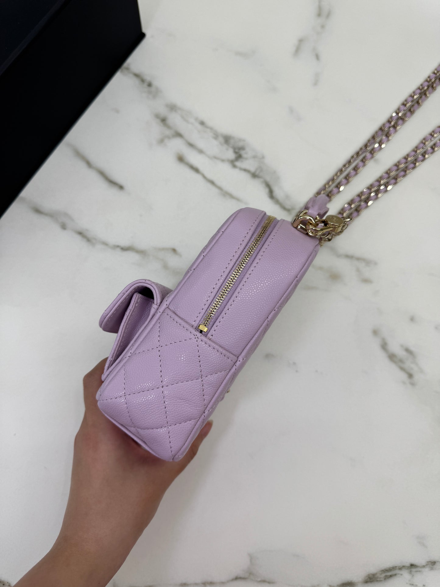 CHANEL Mini Backpack 小書包 24A粉紫色