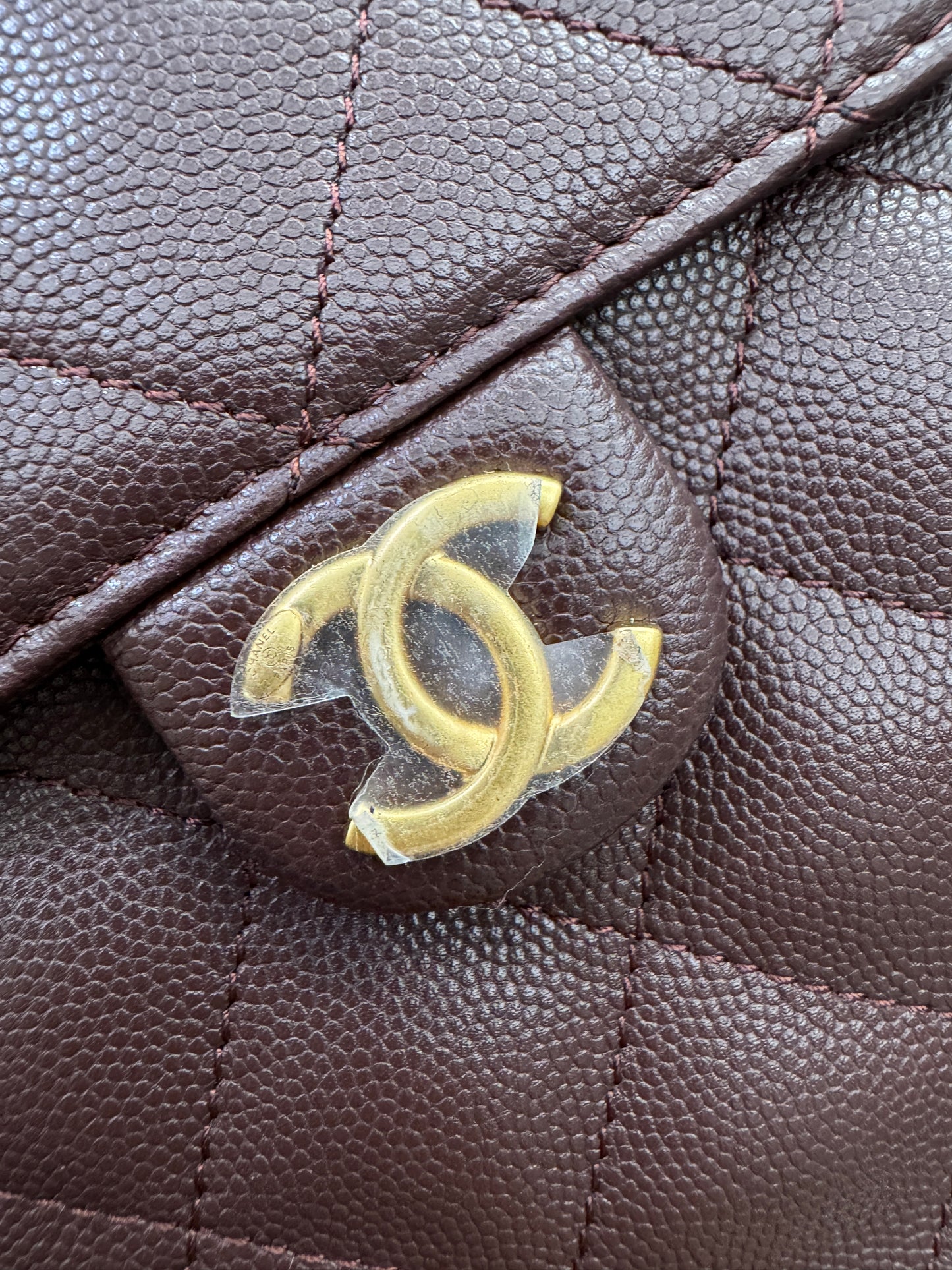 CHANEL 25Bag 荔枝牛皮 Small Chocolate