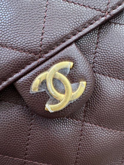 CHANEL 25Bag 荔枝牛皮 Small Chocolate