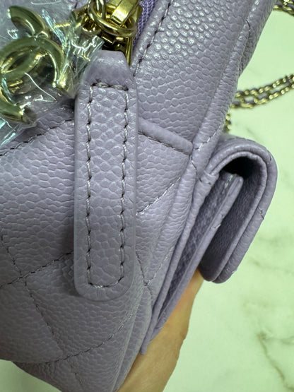 CHANEL 小書包 香芋紫 牛皮 Backpack