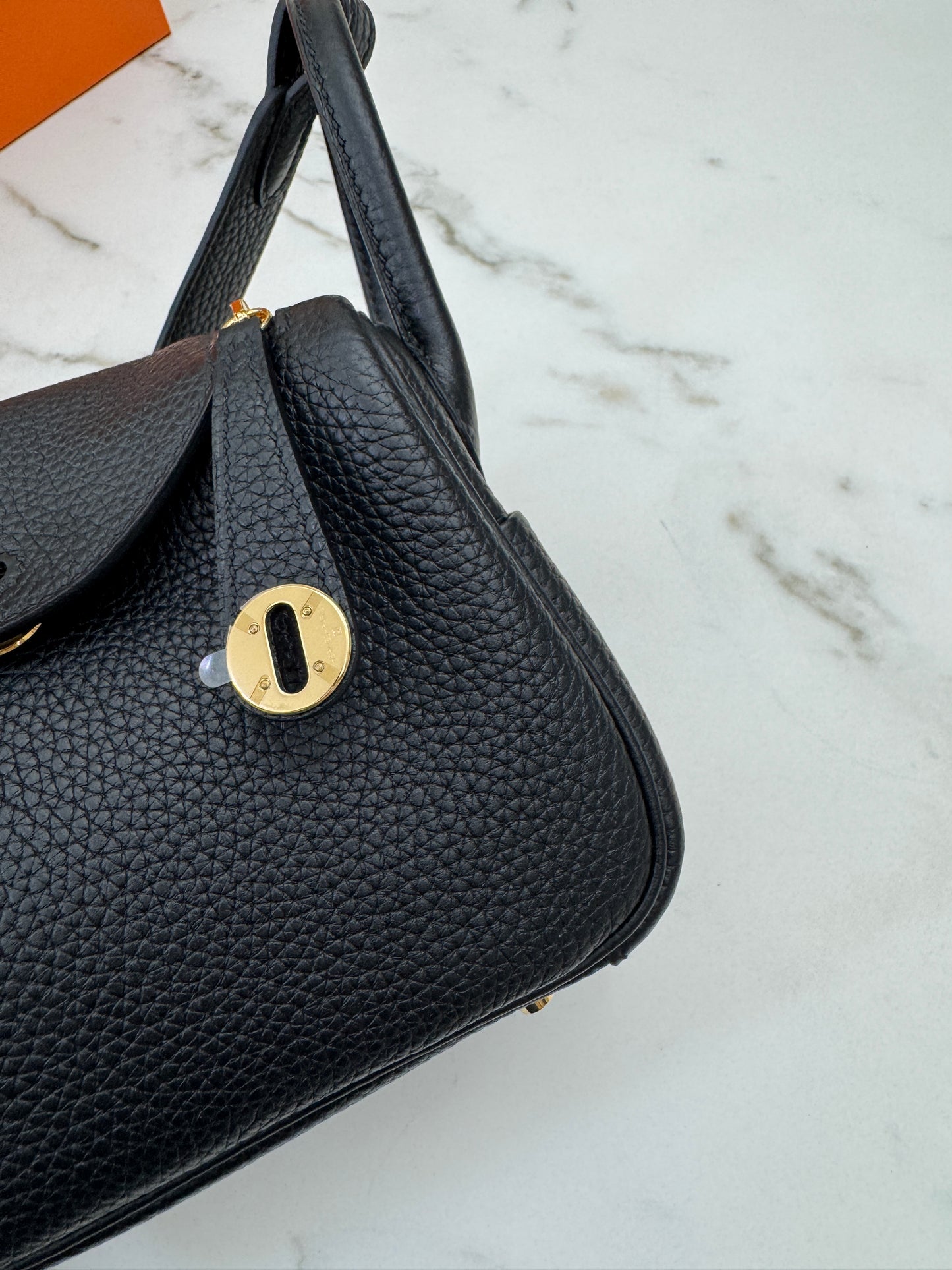 HERMES Mini Lindy I 黑色 Noir GHW