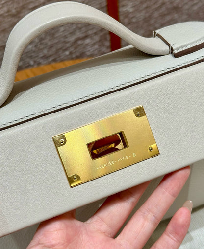HERMES 2424 冰川白金扣 evercolor