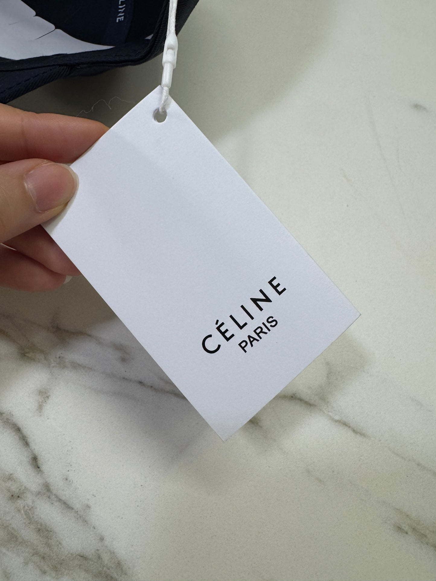 CELINE 凱旋門鴨舌帽 藏藍色