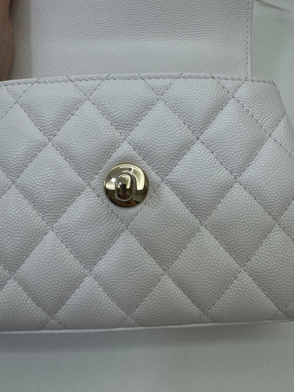 CHANEL Coco Handle Nano 白色