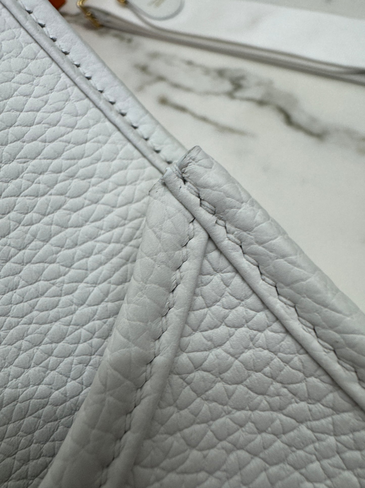 HERMES Evelyn29 新白色金扣 0U New White GHW