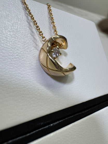 CHANEL Coco Crush 月亮項鏈 金色