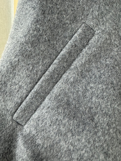 MIU MIU 25FW 灰色羊毛外套