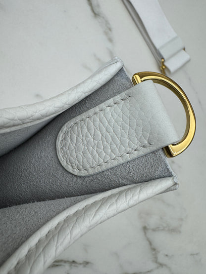 HERMES Evelyn29 新白色金扣 0U New White GHW