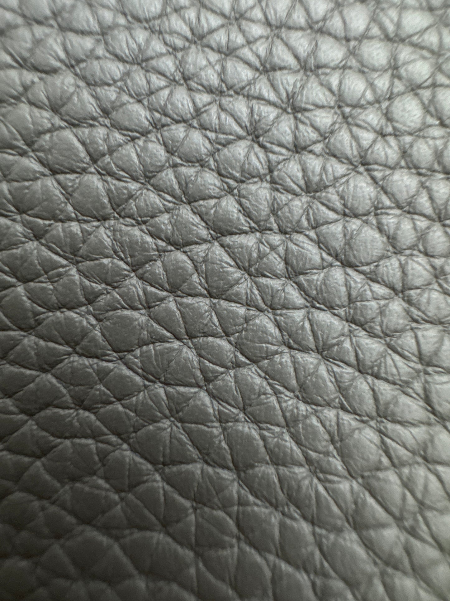 HERMES Mini Lindy 積雨雲灰銀扣 0L Gris Meyer PHW
