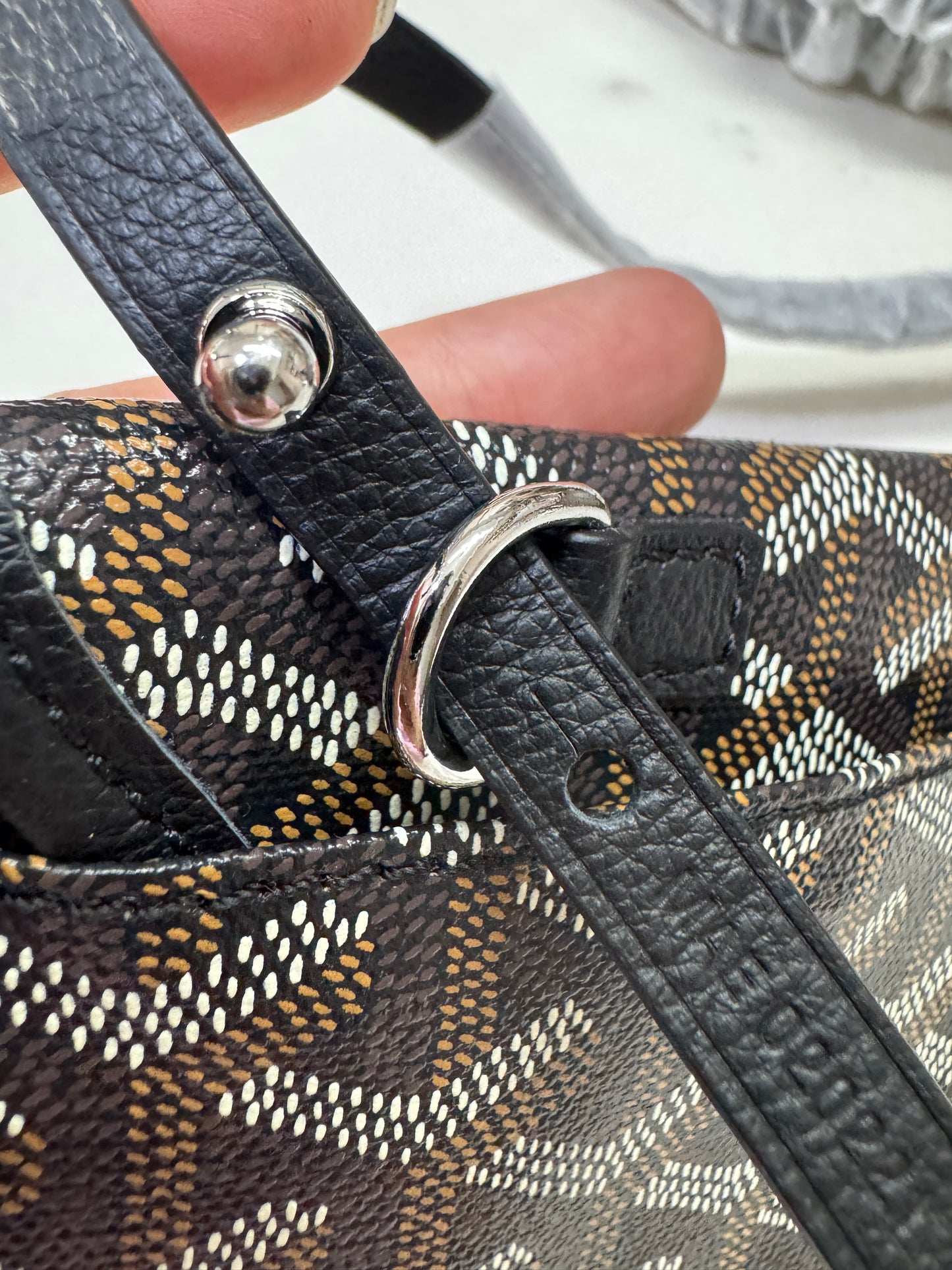 GOYARD 雙面皮款 迷你托特包 Anjour Tote Mini Black