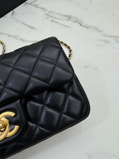 CHANEL 25B調節扣 Mini CF20 羊皮
