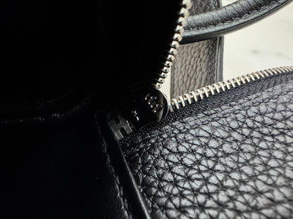 HERMES Mini Lindy 一代 黑銀 Noir PHW
