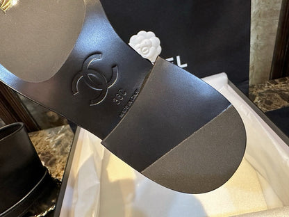 CHANEL 鏈條騎士長靴 23a