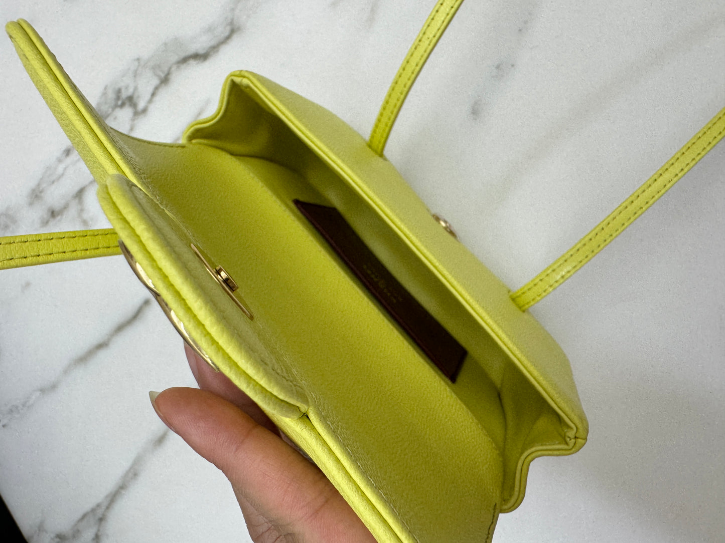 CHANEL Mini Preppy Coco 黃色