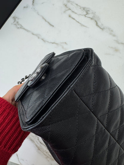 CHANEL Mini 25Bag 黑銀