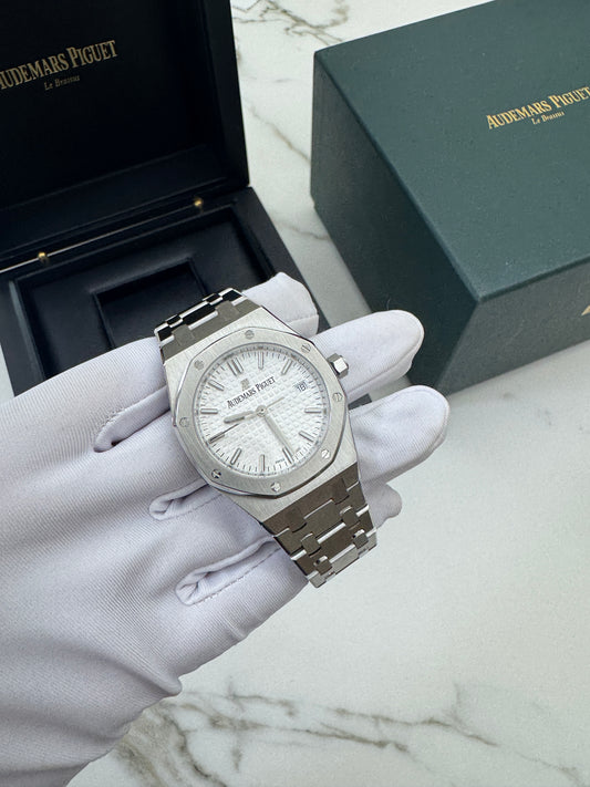 AP Royal Oak 白盤 34mm 77350ST
