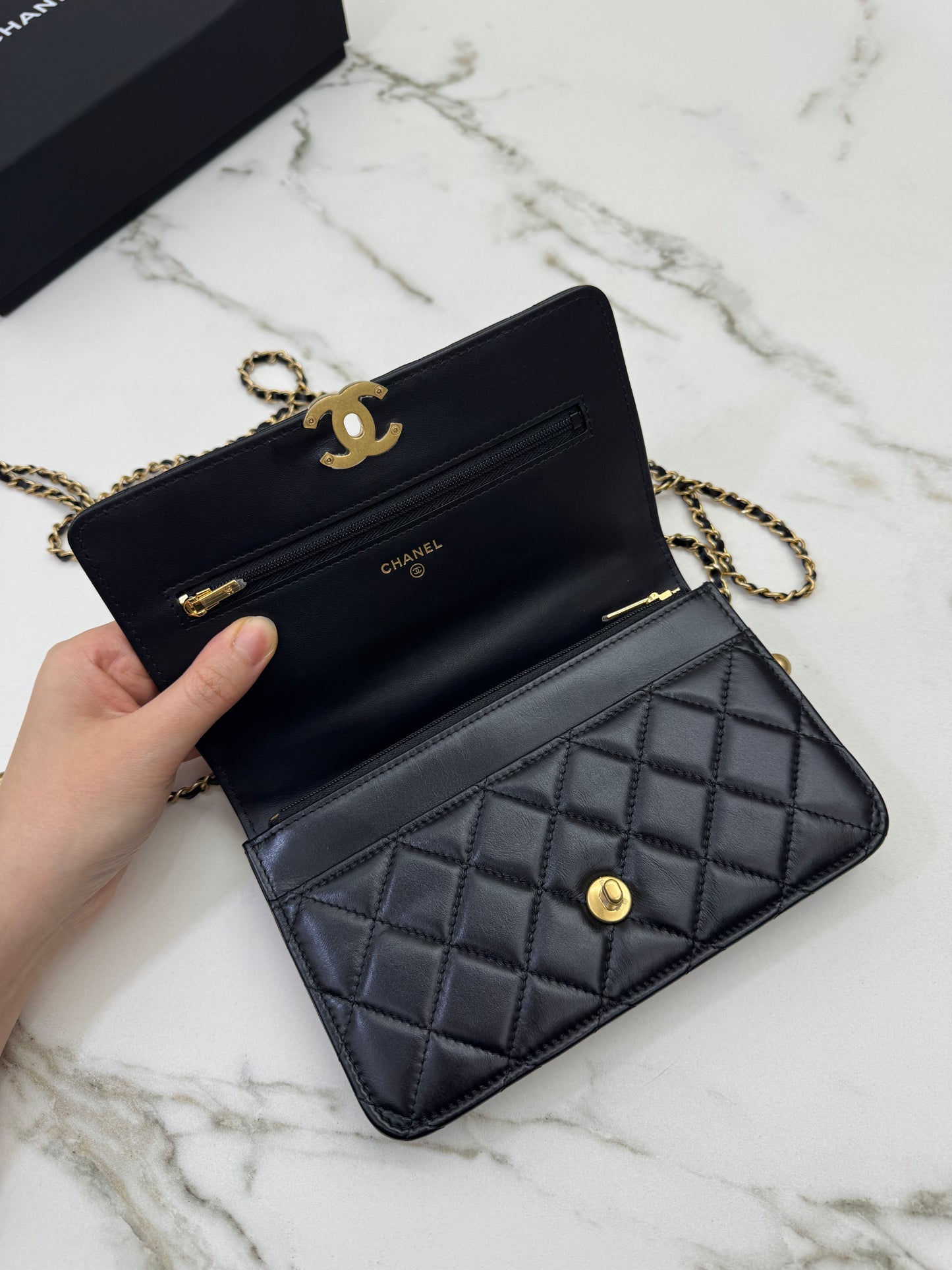 CHANEL 25S雙金珠 WOC Wallet-on-chain