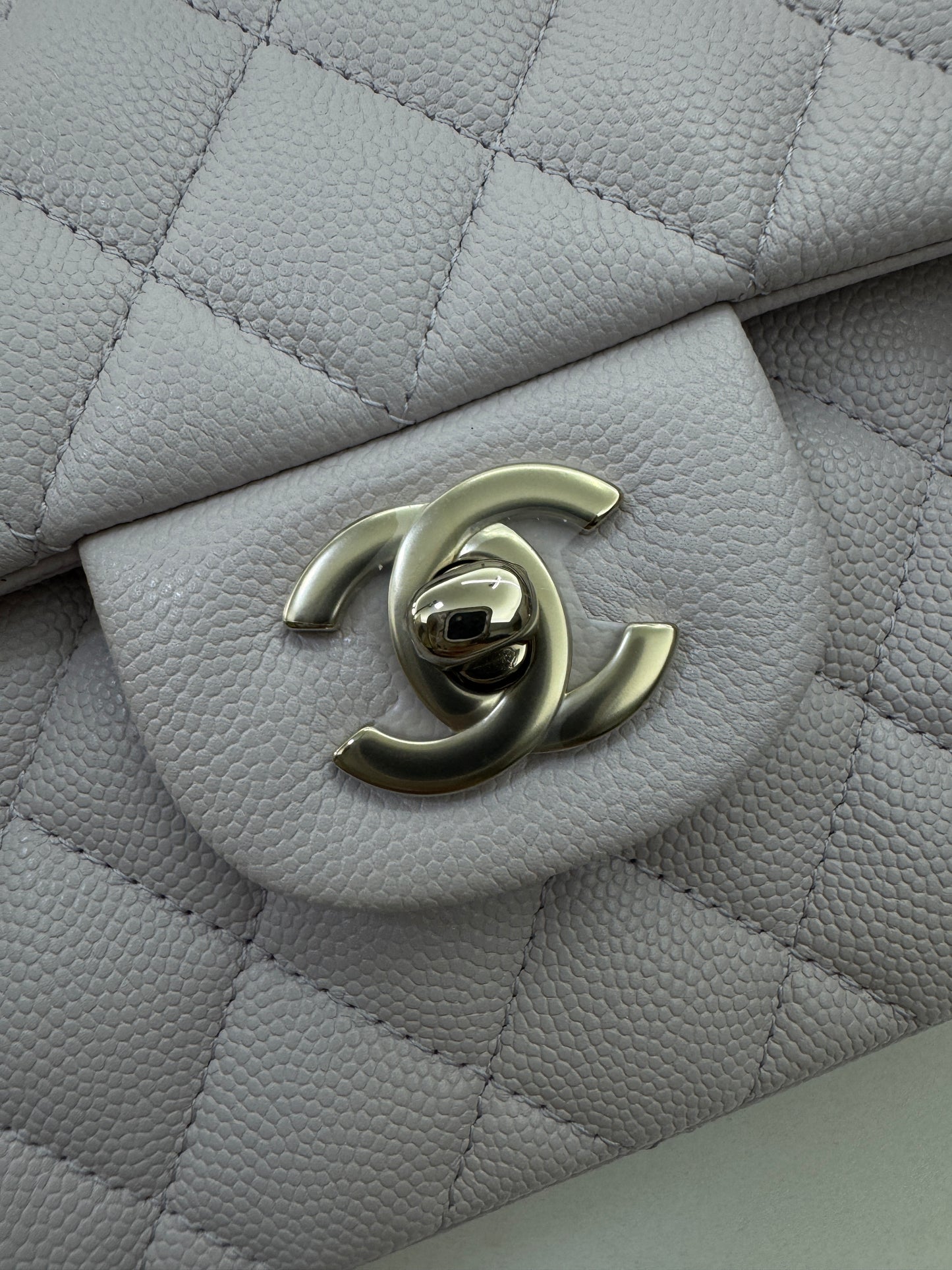 CHANEL CF23 Small 21S Liliac Caviar Calfskin GHW
