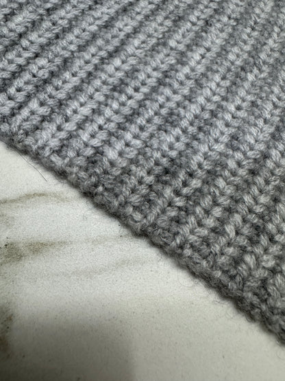 CELINE 灰色凱旋門 100% Cashmere 圍巾