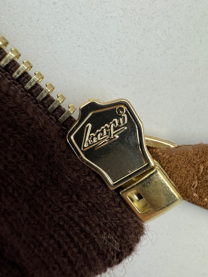 MIU MIU 深棕色針織短外套