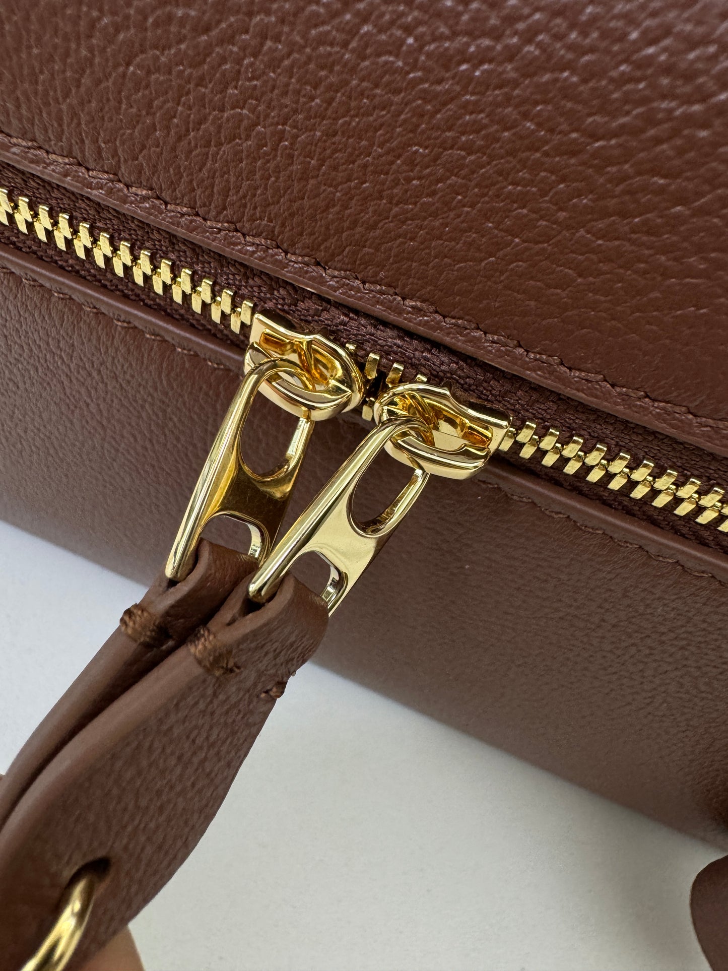 LORO PIANA Extra Bag 23 焦糖棕色