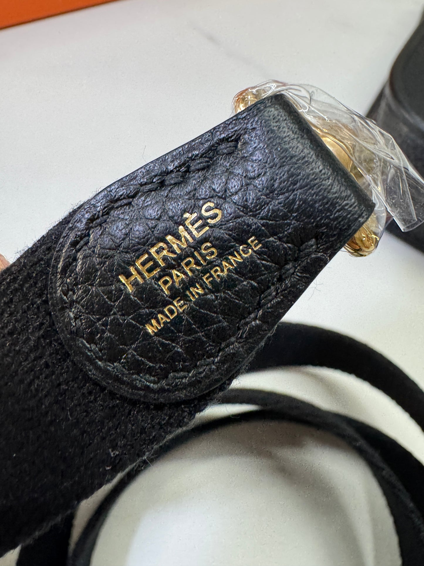 HERMES Mini Evelyn Noir GHW