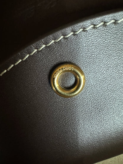 LORO PIANA Extra Bag 27 Dark Chocolate