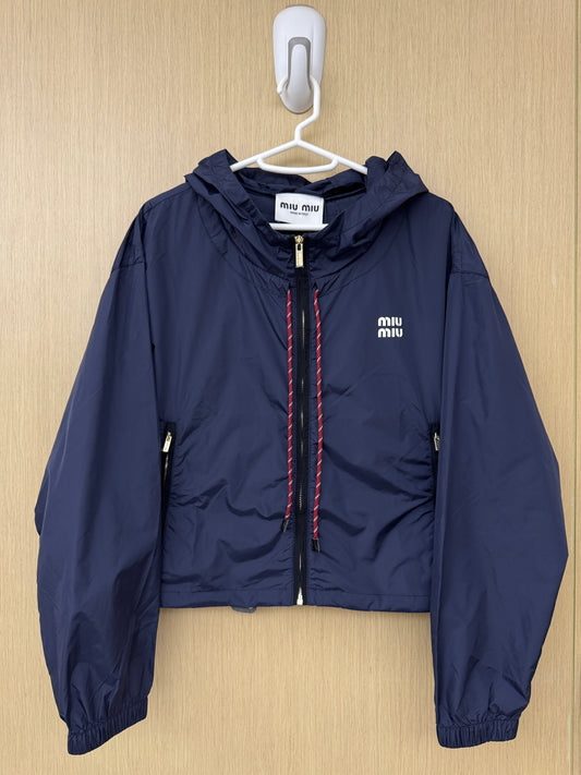 MIU MIU 防曬外套 深藍色