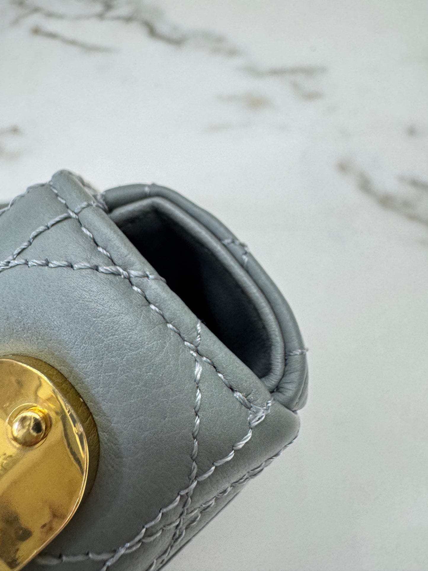 DIOR Caro Small 石灰色