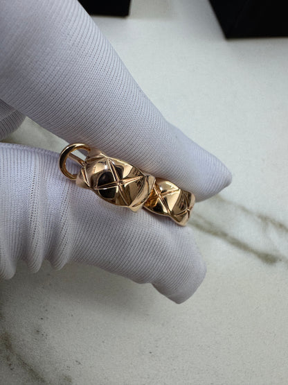 CHANEL Coco Crush 玫瑰金耳環