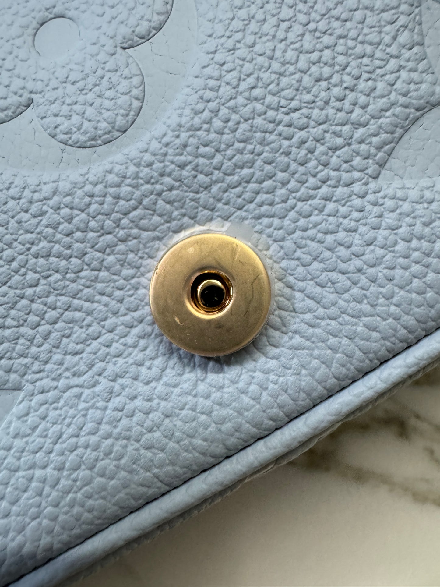 LV Diane 全皮粉藍 Baby Blue