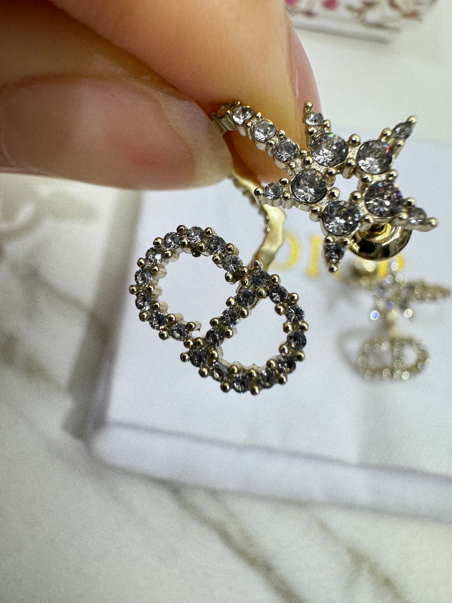 DIOR Claire D Lune 耳環