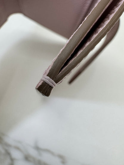 HERMES Bearn Wallet 三摺錢包 夢幻紫銀扣 Epsom Mauve Pale PHW