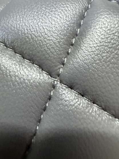 CHANEL 23K Mini CF with Top Handle 手柄CF 深灰色羊皮