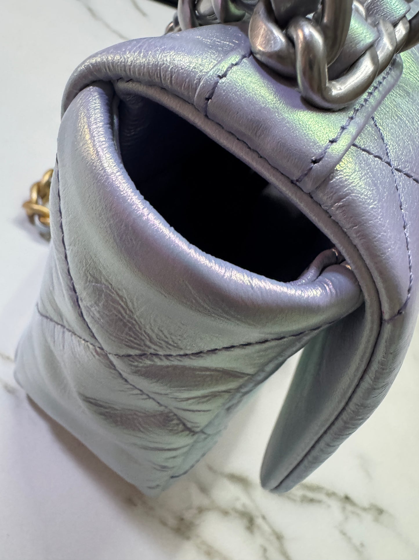 CHANEL 19 Bag Small 22P幻彩紫 小號