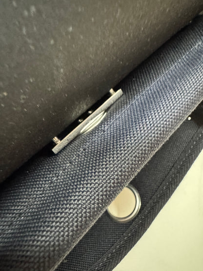 HERMES Mini Herbag 黑銀