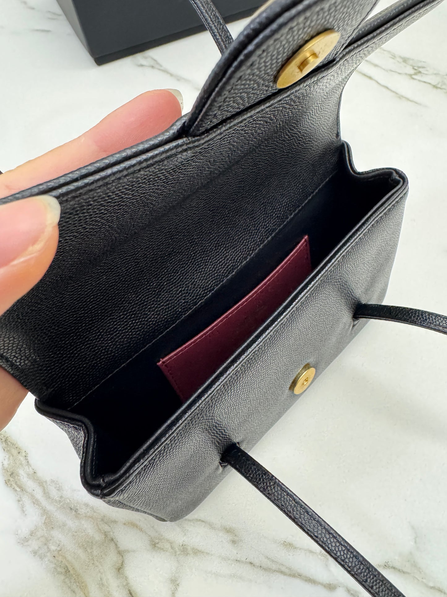 CHANEL Mini Preppy Coco Black