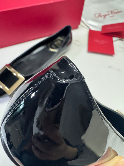 RV Trompette 漆皮芭蕾舞鞋