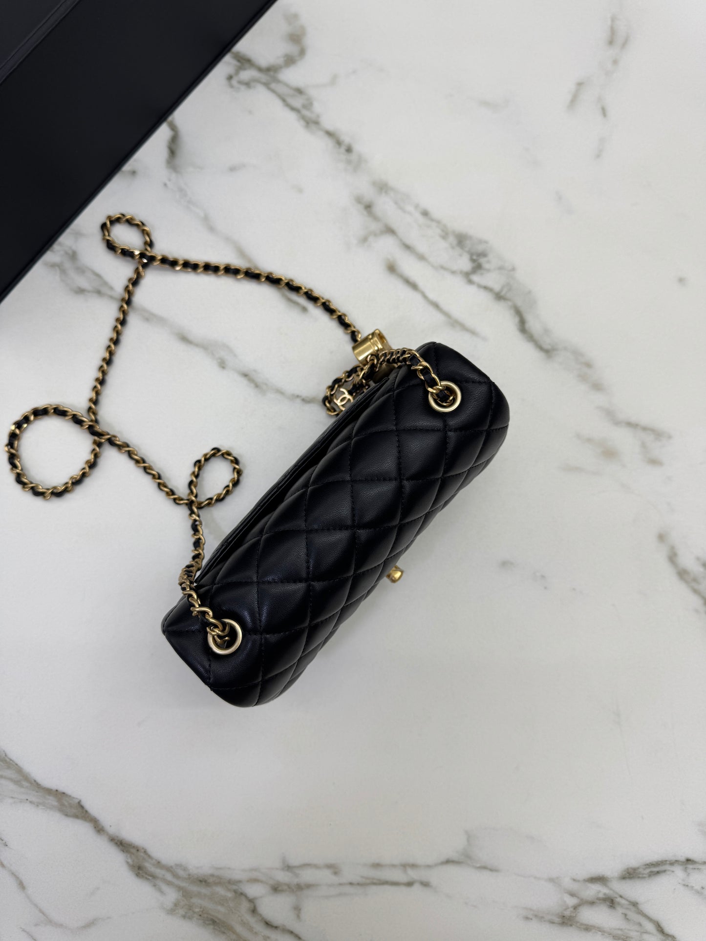 CHANEL 25B調節扣 Mini CF20 羊皮