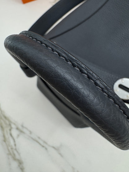 HERMES Lindy 30 石墨灰銀扣 TC 88 Graphite PHW