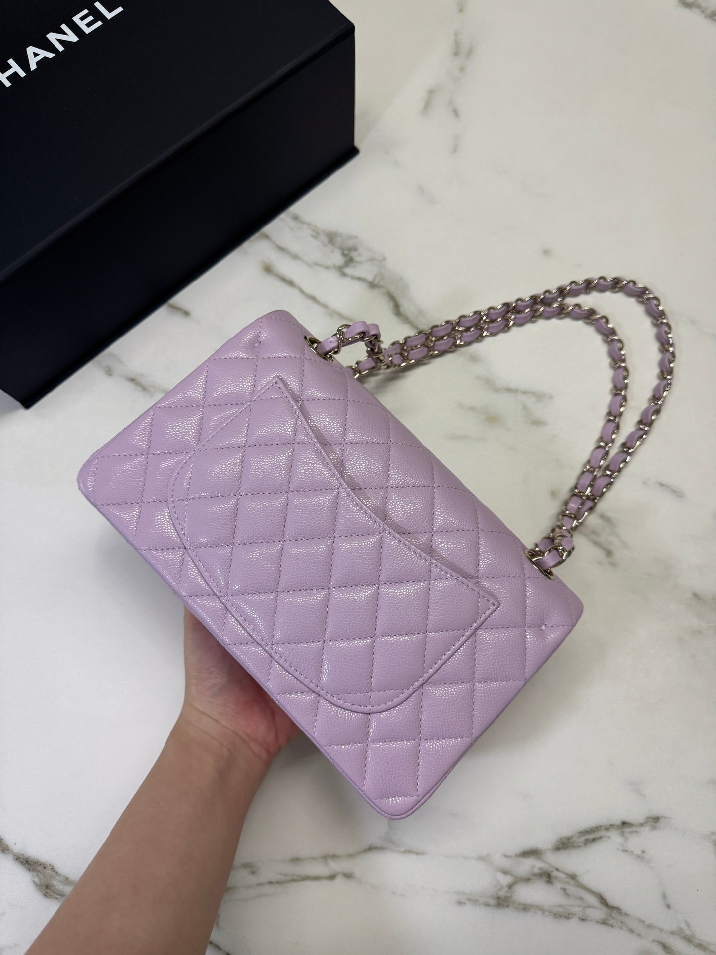 CHANEL 24A紫粉色 CF23 Small
