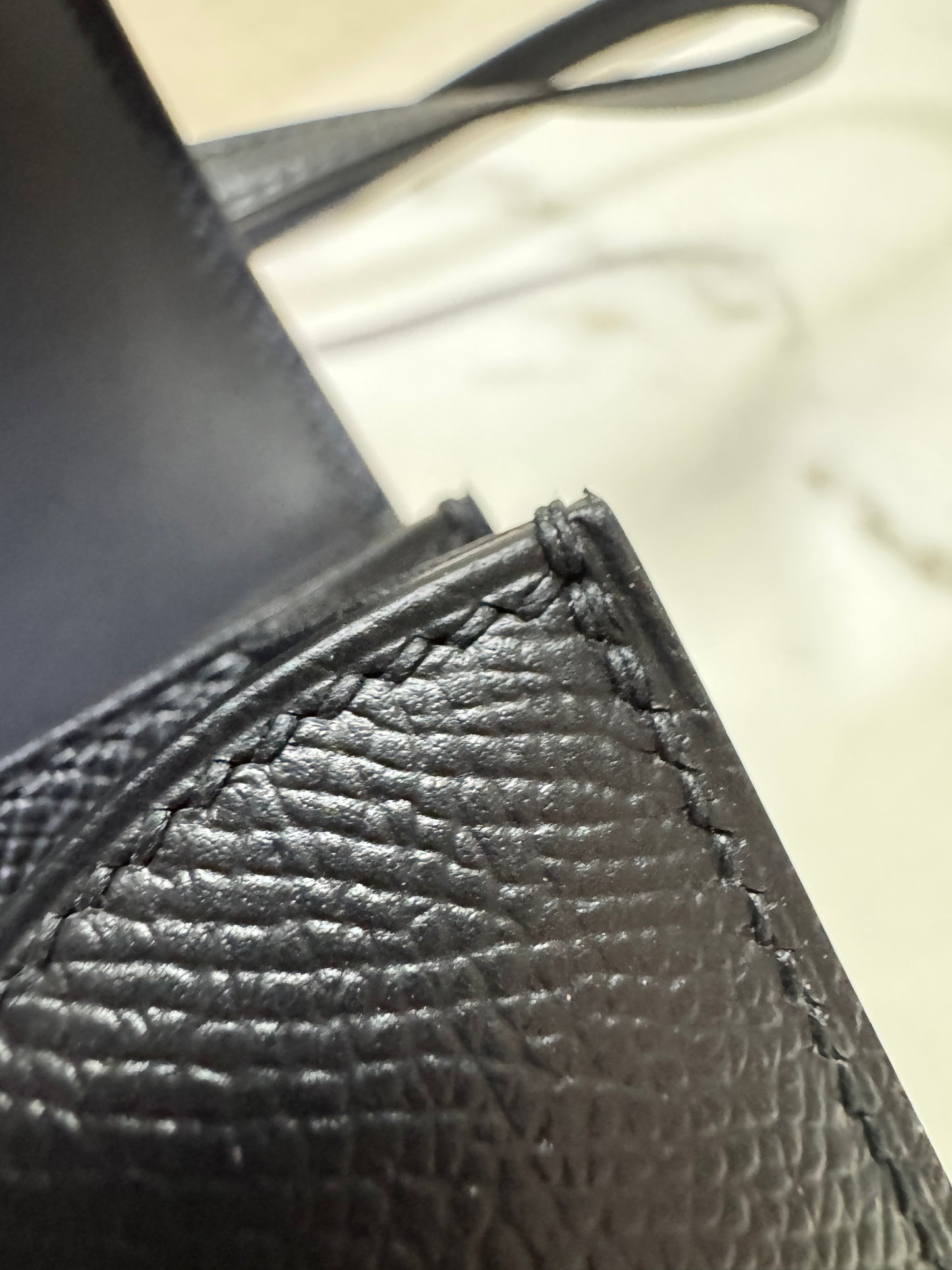 HERMES Mini Constance 新版 附鏡子 黑銀 Epsom PHW