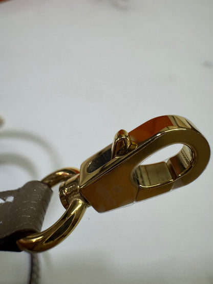 HERMES Mini Bolide 大象灰山羊皮 金扣