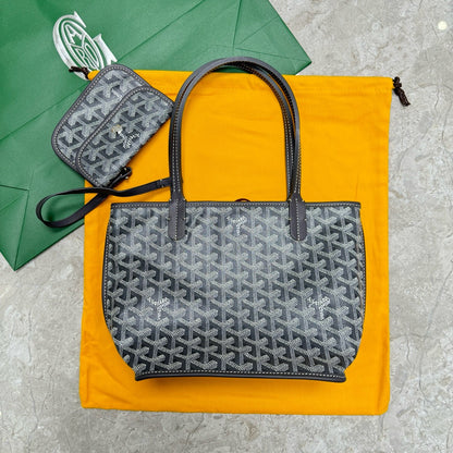 GOYARD 雙面 mini tote bag 灰色