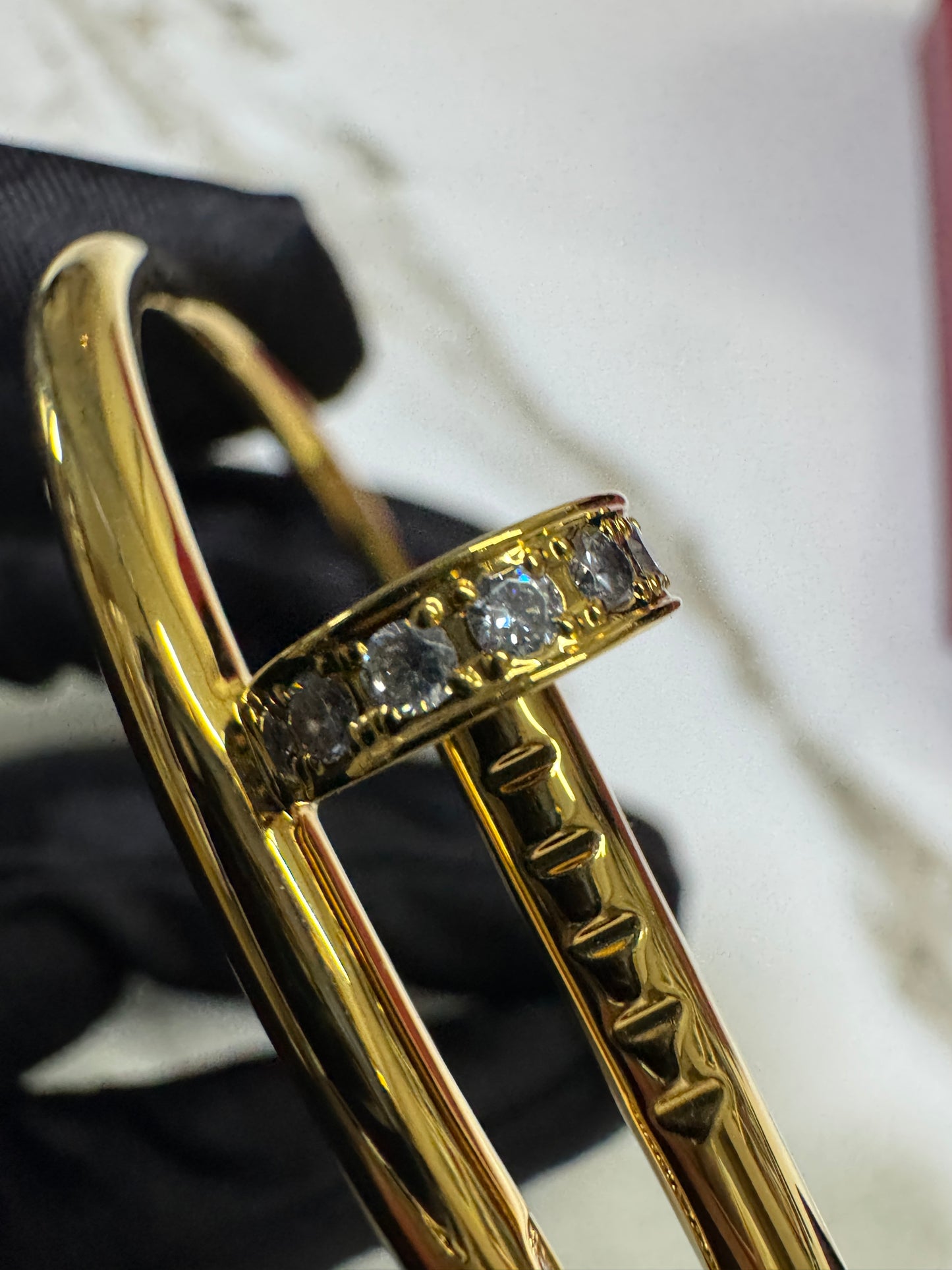 CARTIER Juste un Clou 釘子手鐲 金色粗版