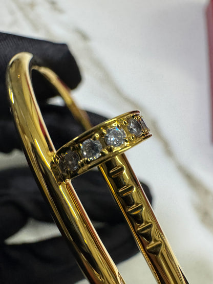 CARTIER Juste un Clou 釘子手鐲 金色粗版
