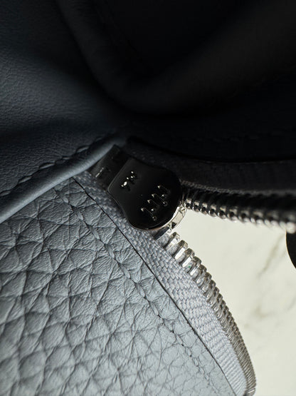 HERMES Mini Lindy II 木偶灰銀扣 TC Gris Platin PHW
